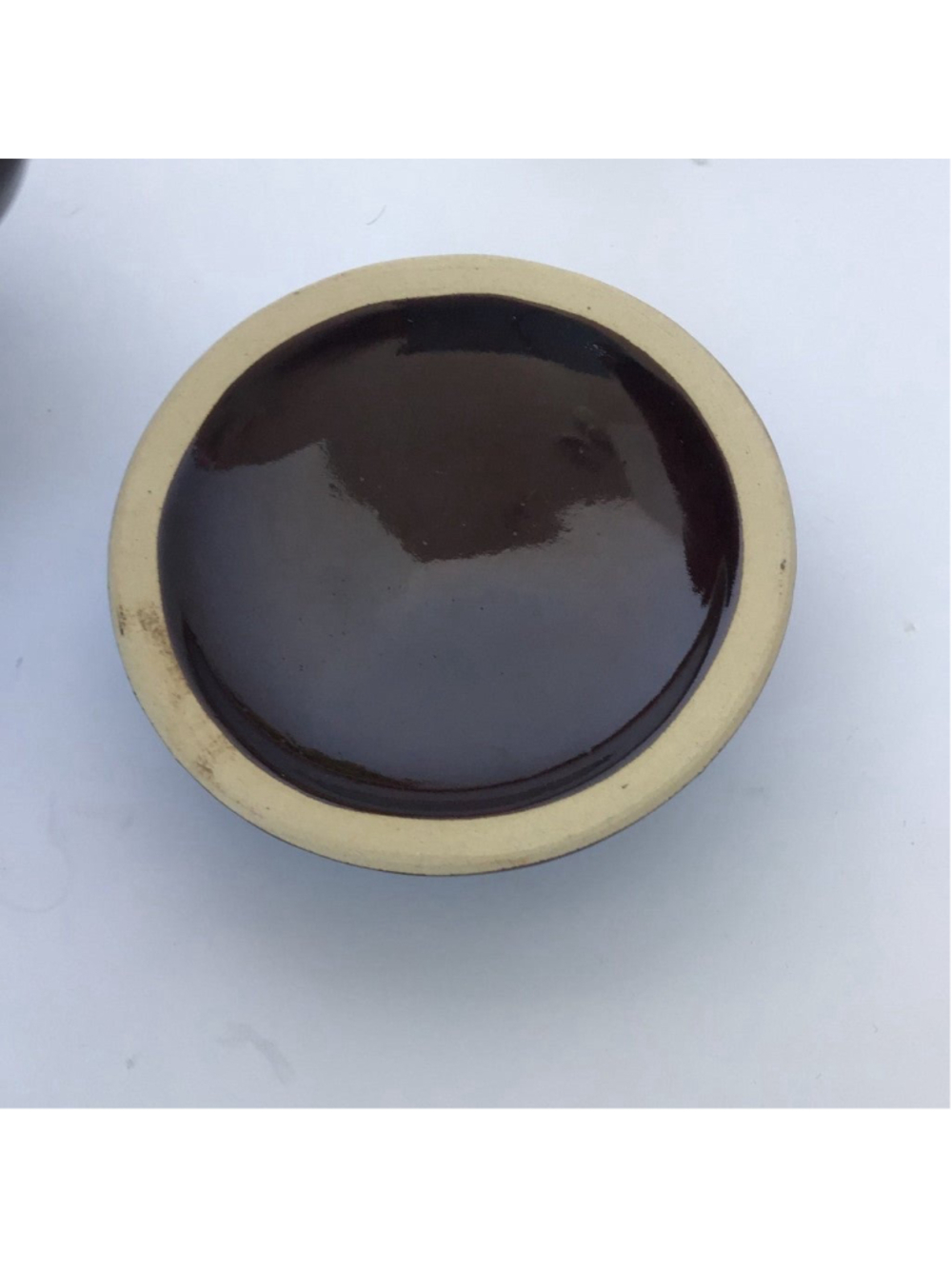 Vintage Beanpot Brown with handles and lid - Picture 8 of 8
